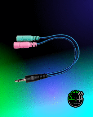 Adaptador Plug 3.5 Mm Macho A 2 Stereo Hembra