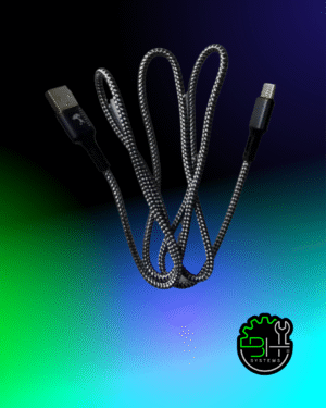 Cable USB Tipo C Mallado Carga Rápida 5A