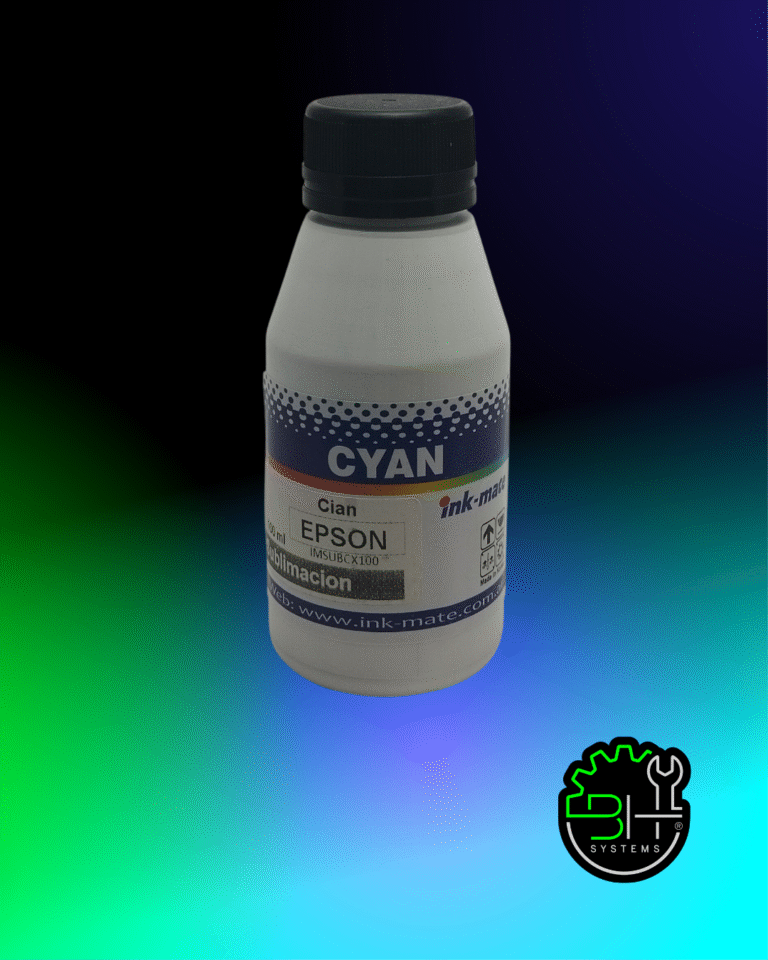 Tinta Ink-Mate Sublimacion Cian x 100cc - BH SYSTEMS