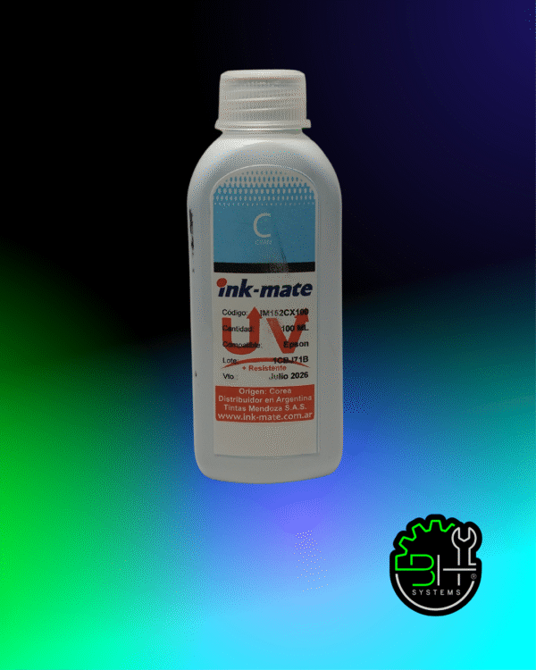 Tinta Ink-Mate Epson Cian UV x 100cc