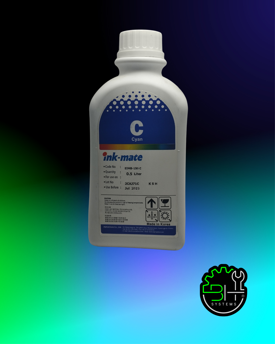 Tinta Ink-Mate Epson Cian x 500cc - BH SYSTEMS