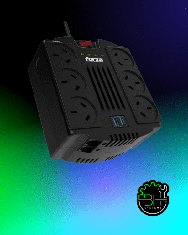 Estabilizador Forza FVR-1202USB-A Reg 1200VA/600W