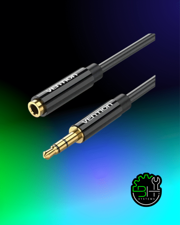 Cable Audio Alargue Aux Jack 3.5mm 0.5m Vention