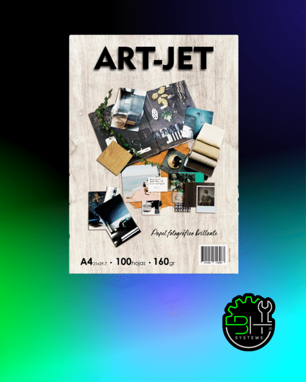 Papel Fotografico Brillante Art-jet 160grs A4 x 100Hojas