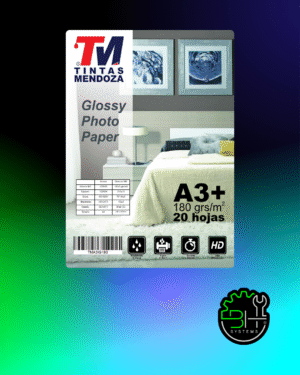 Papel Fotografico Glossy A3+ 180grs 20 Hojas