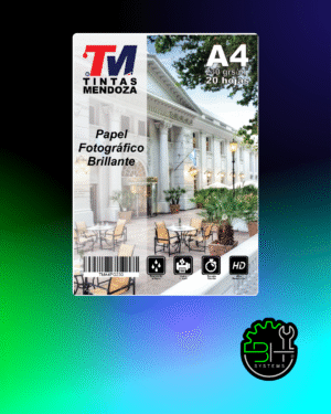 Papel Fotográfico Glossy A4 230gr x 20 Hojas