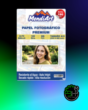 Papel Fotográfico Premium MendiArt A3+ 180grs 20 Hojas