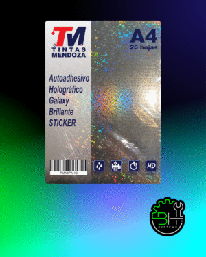 Polipropileno Autoadhesivo Holográfico Galaxy A4 x 20 hjs