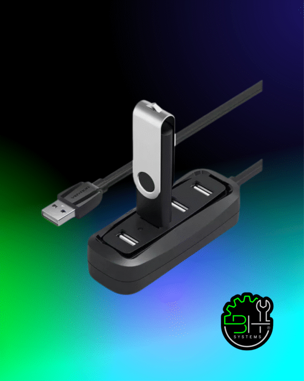 Hub Premium Usb 4 Puertos 2.0 Con Cable De 1m Vention