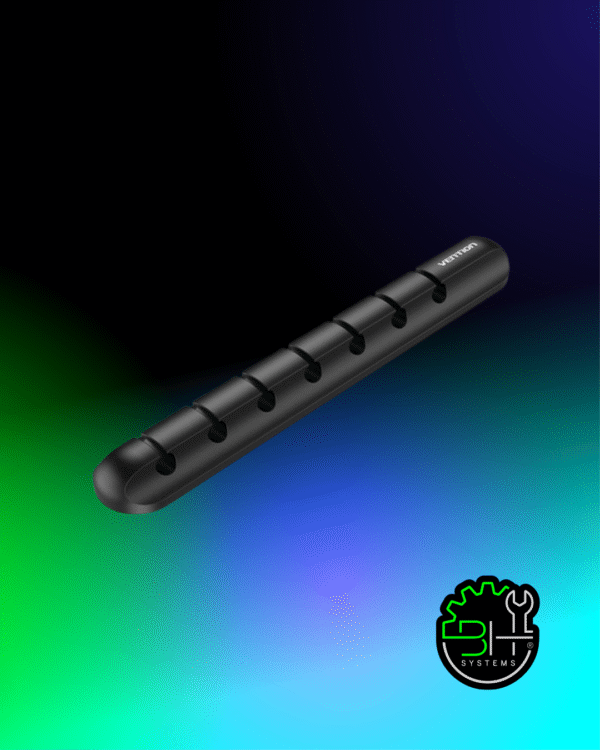 Organizador de 7 Cables X2 Escritorio C7 Adhesivo 3M Vention Neg