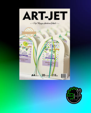 Papel Fotografico Brillante Adhesivo Art-jet A4 115grs x 20Hojas