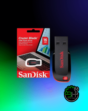 Pendrive SanDisk Cruzer 16GB Negro