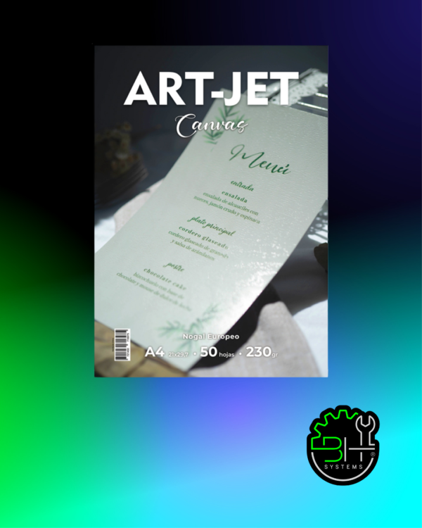 Canvas Nogal Europeo Art-jet 230grs A4 x 50Hojas