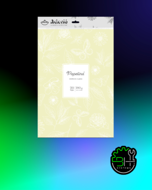 Papelina Crema Marfil Adorié 180grs A4 x 20Hojas