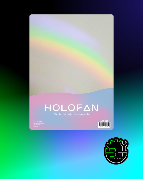 Holofan Efecto Burbuja Transparente Art-jet 90mic A4 x 20Hojas