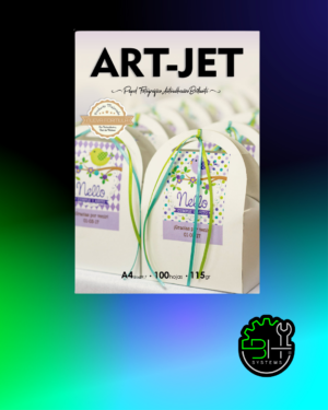 Papel Fotográfico Brillante Adhesivo Art-jet A4 115grs x 100Hoja