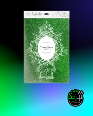 Cuentilina Verde Bosque Encantado Adorié 210grs A4 x 10Hojas