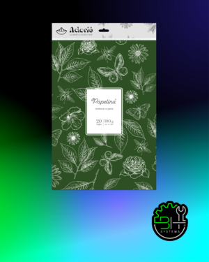 Papelina Verde Ingles Adorié 180grs A4 x 20Hojas