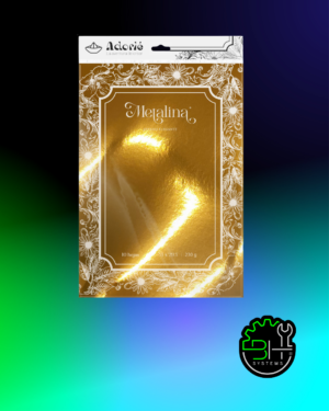 Metalina Dorado Chita Adorié 230grs A4 x 10Hojas