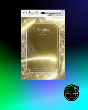 Metalina Oro Moneda Adorié 230grs A4 x 10Hojas